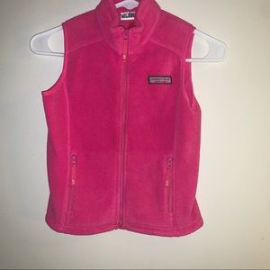 Vineyard Vines Hot Pink Fleece Vest